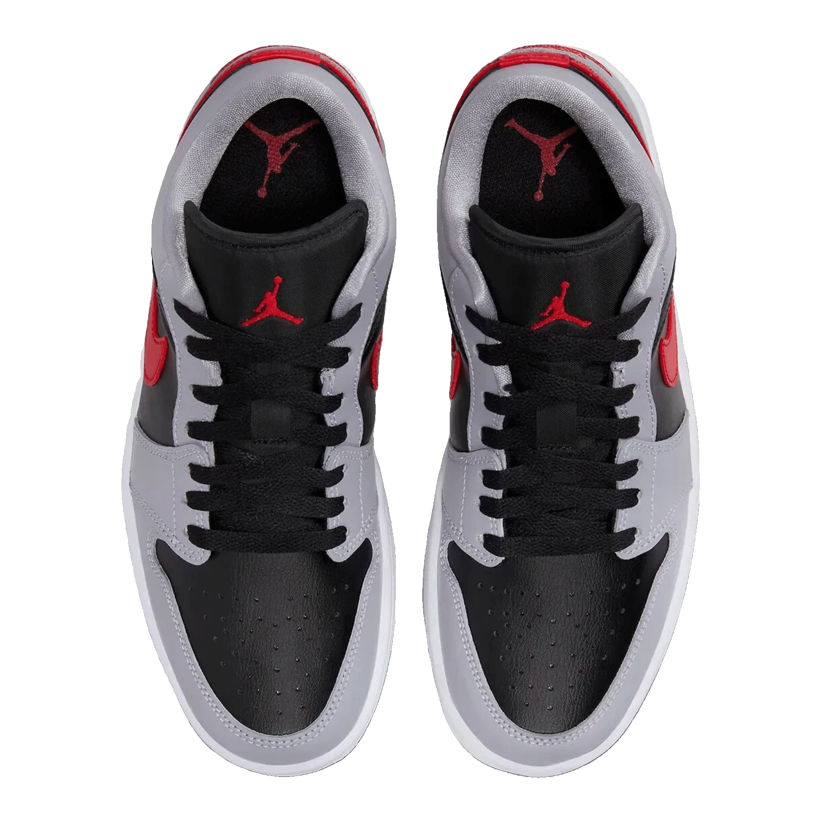 Nike Air Jordan 1 Low Cement Grey Fire Red (W) Oben