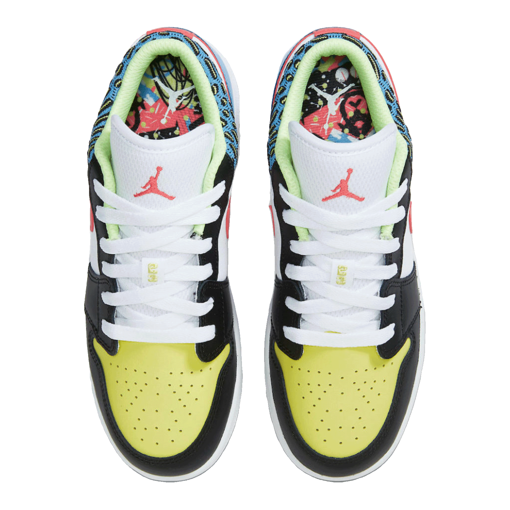 Nike Air Jordan 1 Low Children's Art (GS) Oben