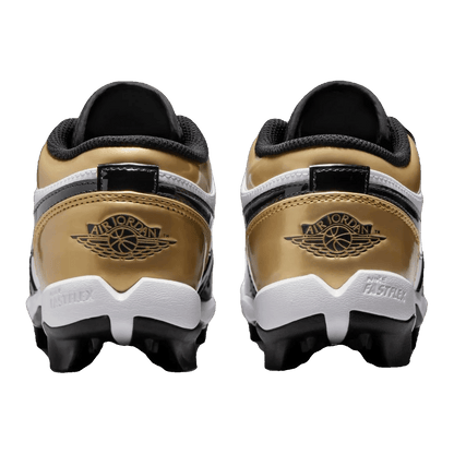 Nike Air Jordan 1 Low Cleat Patent Gold Toe (GS) Back HF6885-701