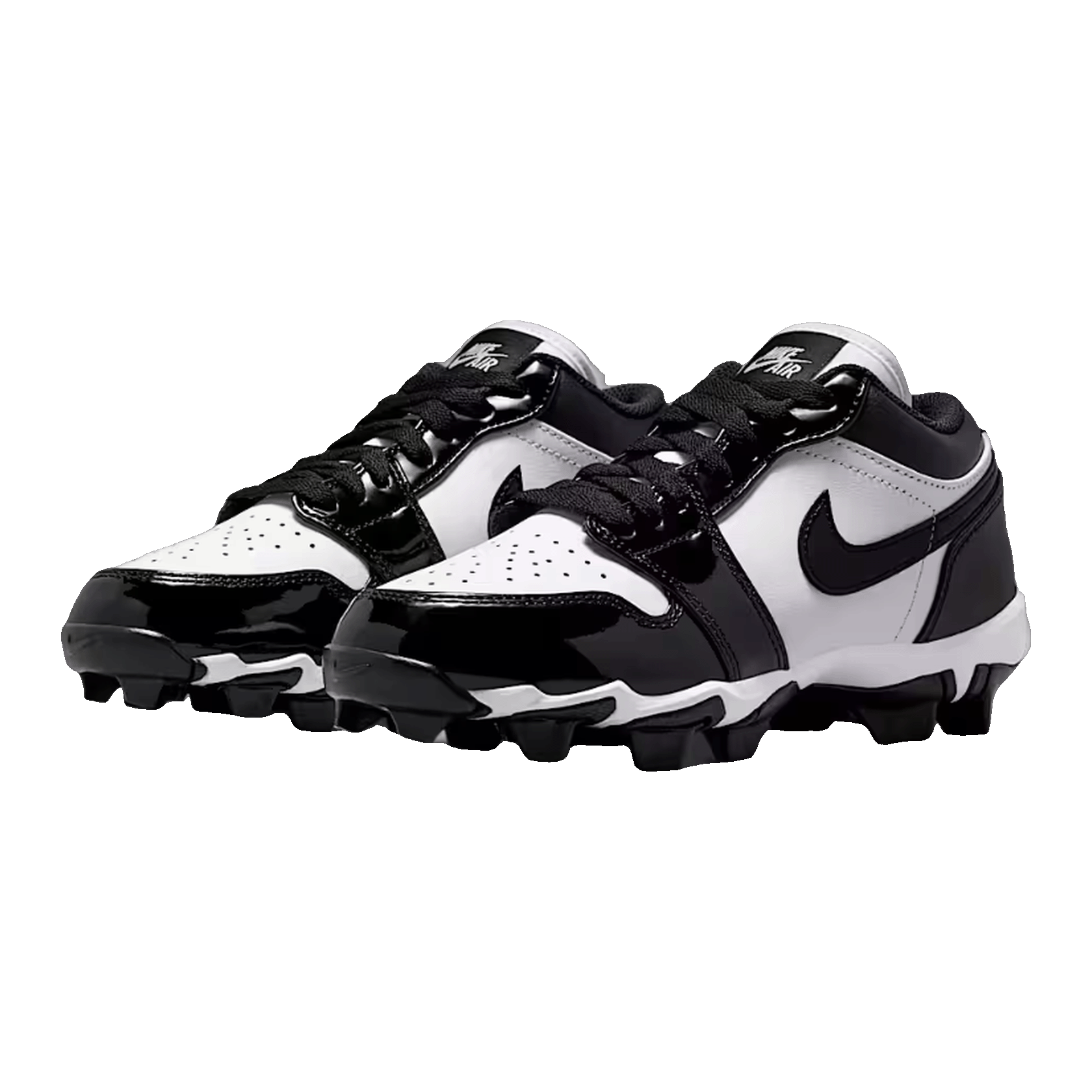 Nike Air Jordan 1 Low Cleat Patent Panda (GS) Side