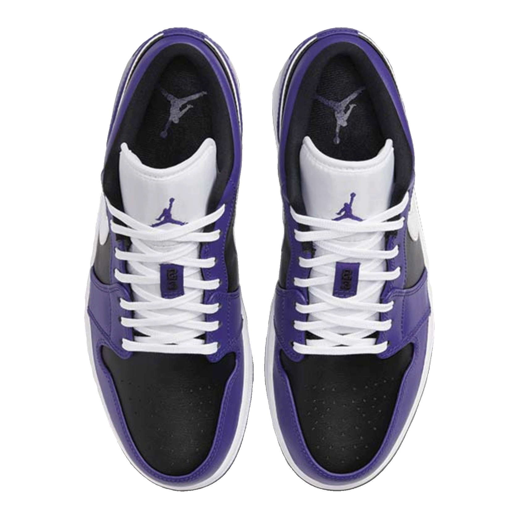 Nike Air Jordan 1 Low Court Purple Black (GS) Oben