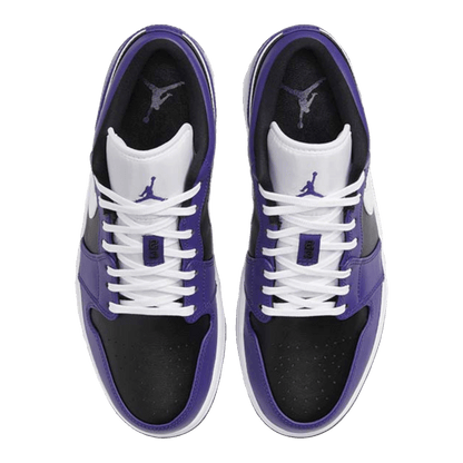 Nike Air Jordan 1 Low Court Purple Black Oben