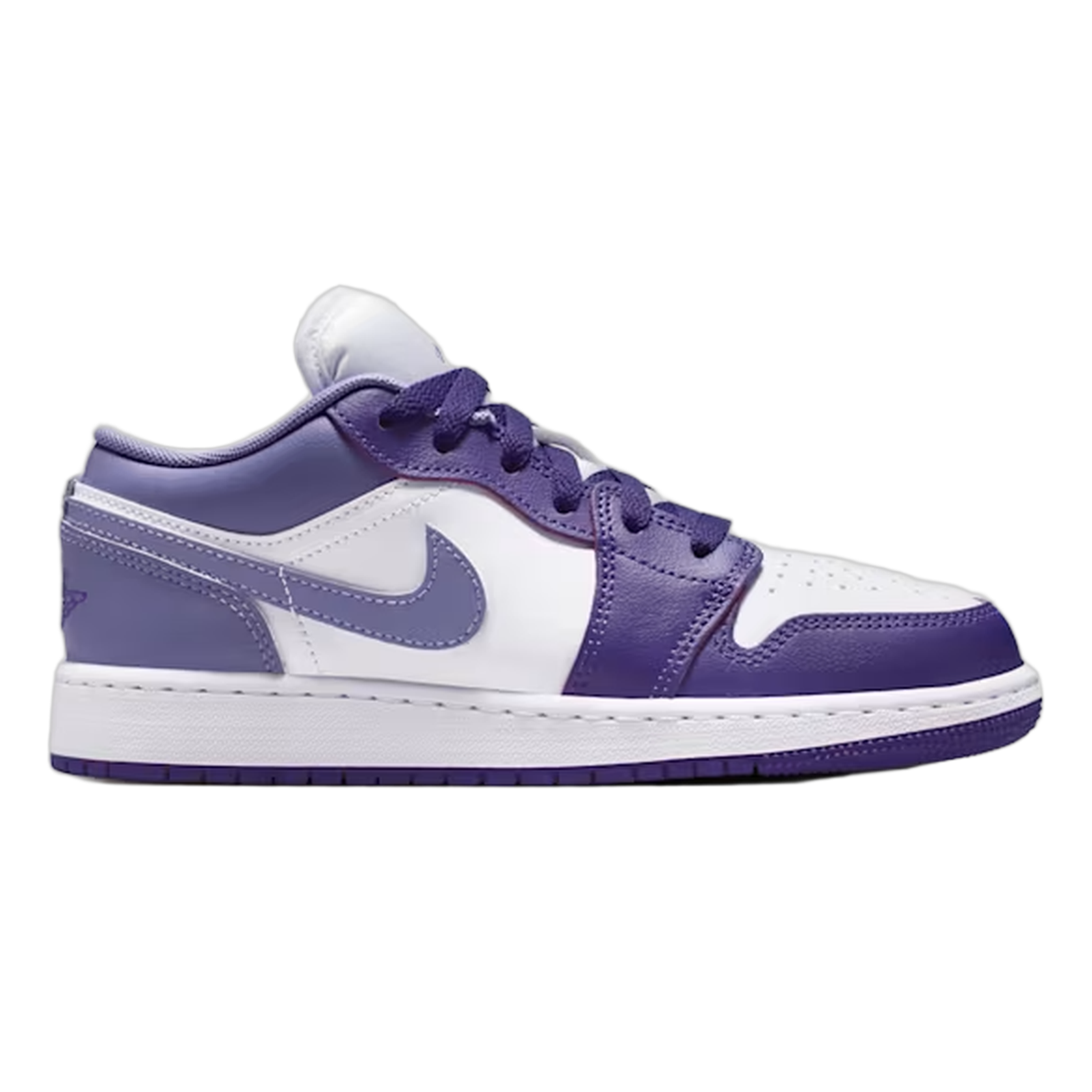 Nike Air Jordan 1 Low Court Purple White Dusty Amethyst (GS) 553560-551