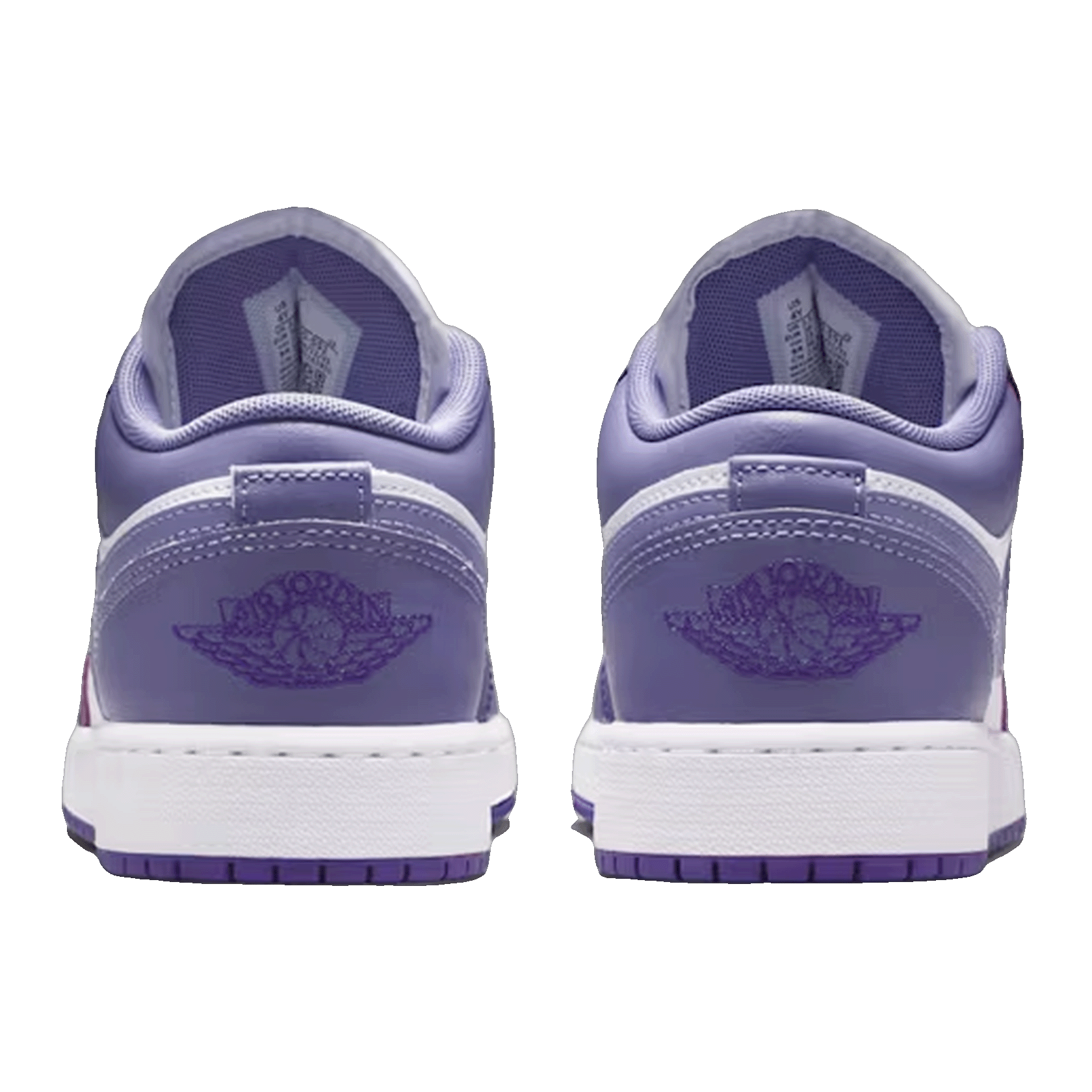 Nike Air Jordan 1 Low Court Purple White Dusty Amethyst (GS) Back 553560-551