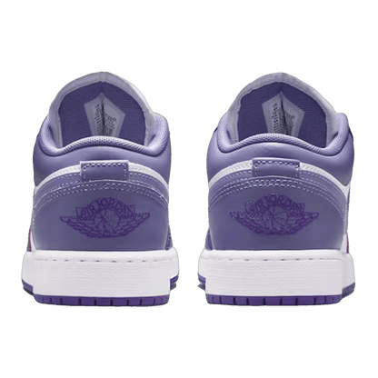 Nike Air Jordan 1 Low Court Purple White Dusty Amethyst (GS) Back 553560-551