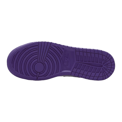 Nike Air Jordan 1 Low Court Purple White Dusty Amethyst (GS) Sohle 553560-551