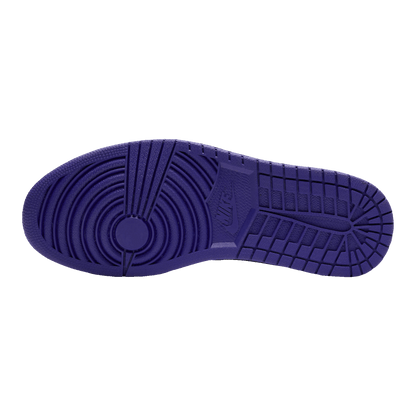 Nike Air Jordan 1 Low Court Purple White Sohle