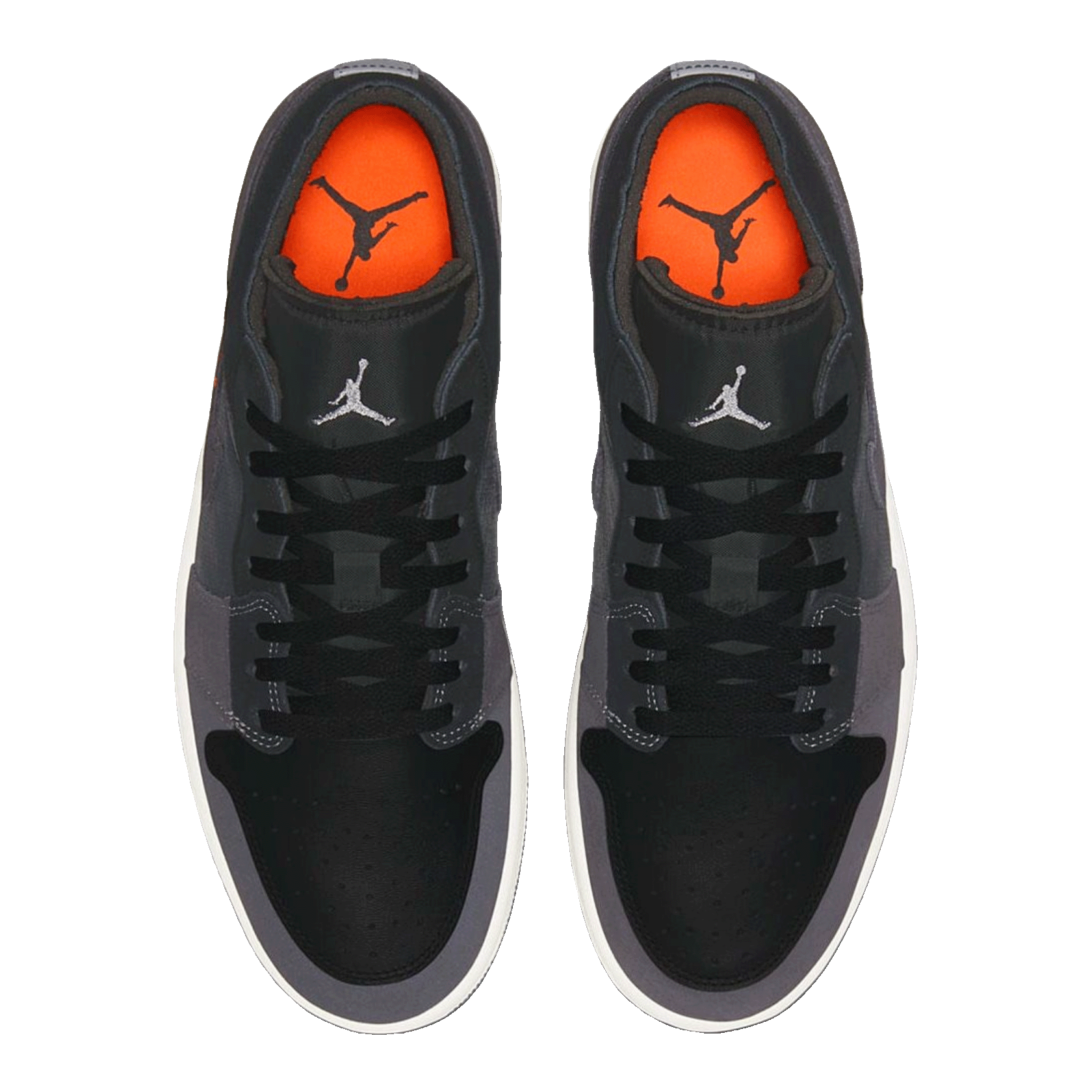 Nike Air Jordan 1 Low Craft Inside Out Black (GS) Oben
