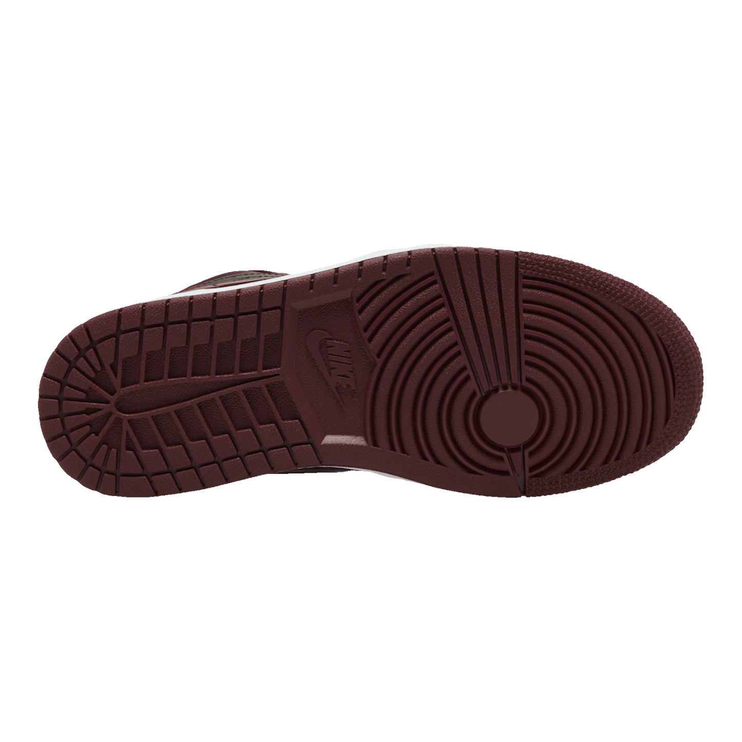 Nike Air Jordan 1 Low Dark Beetroot Black (W) Sohle
