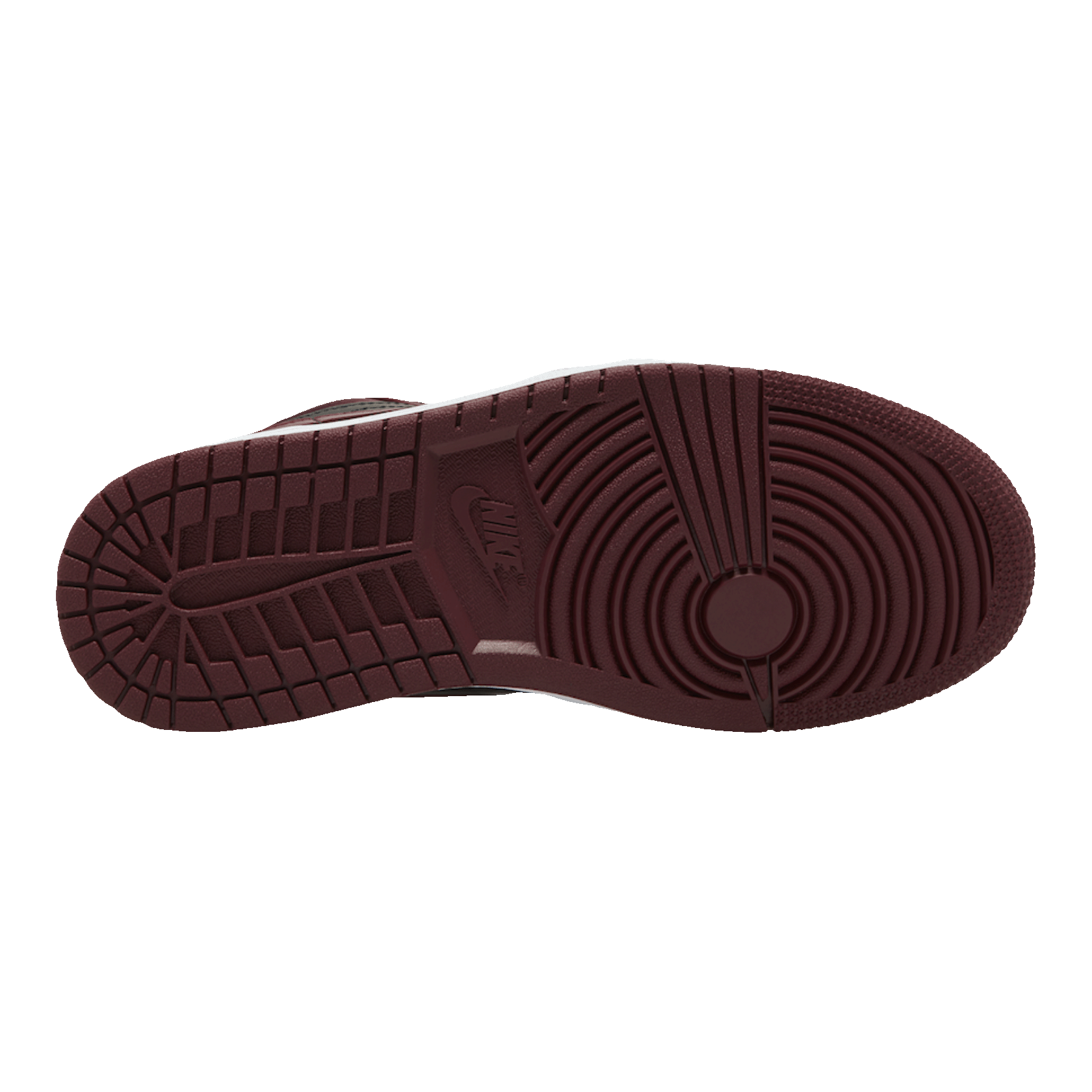 Nike Air Jordan 1 Low Dark Beetroot Black (W) Sohle