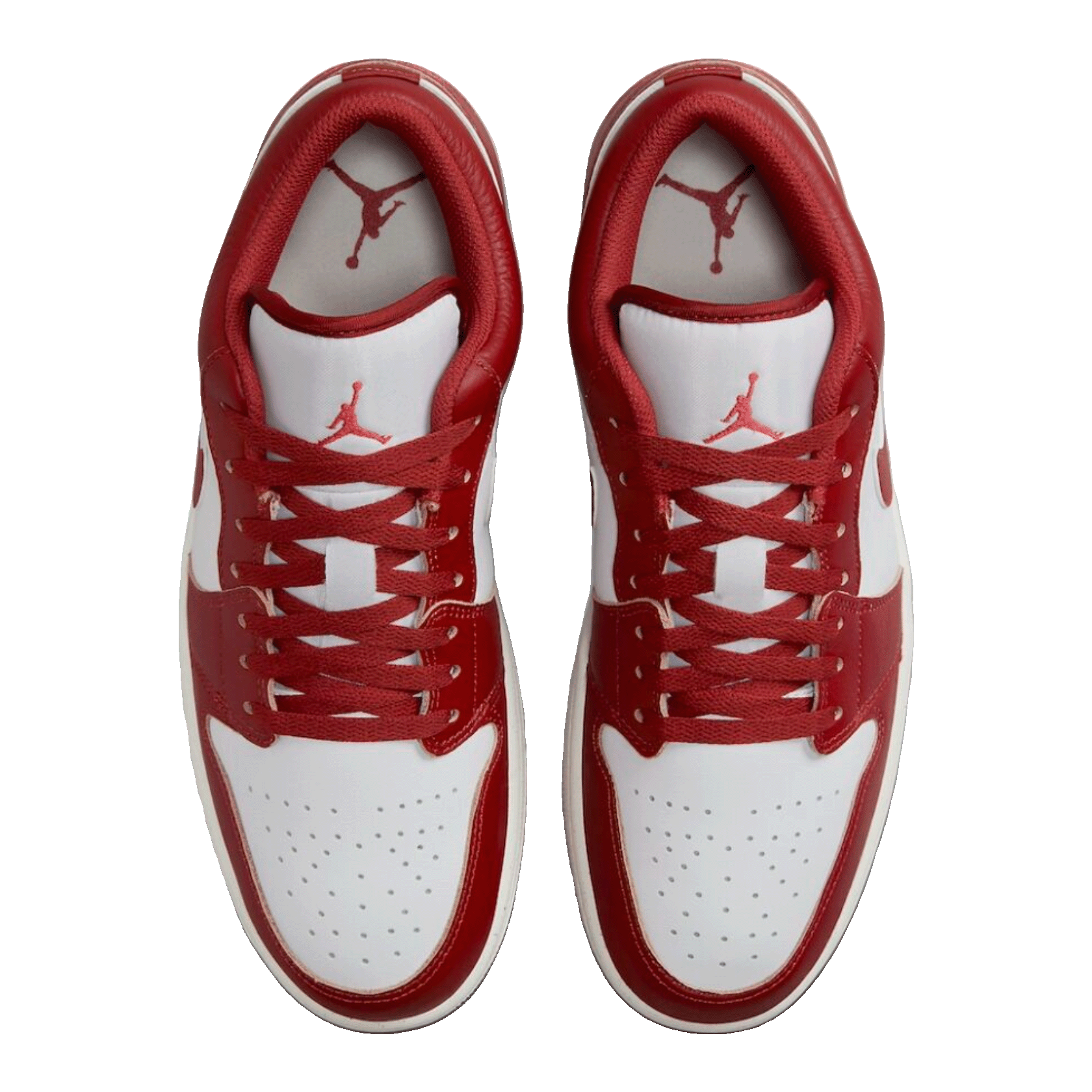 Nike Air Jordan 1 Low Dune Red Oben