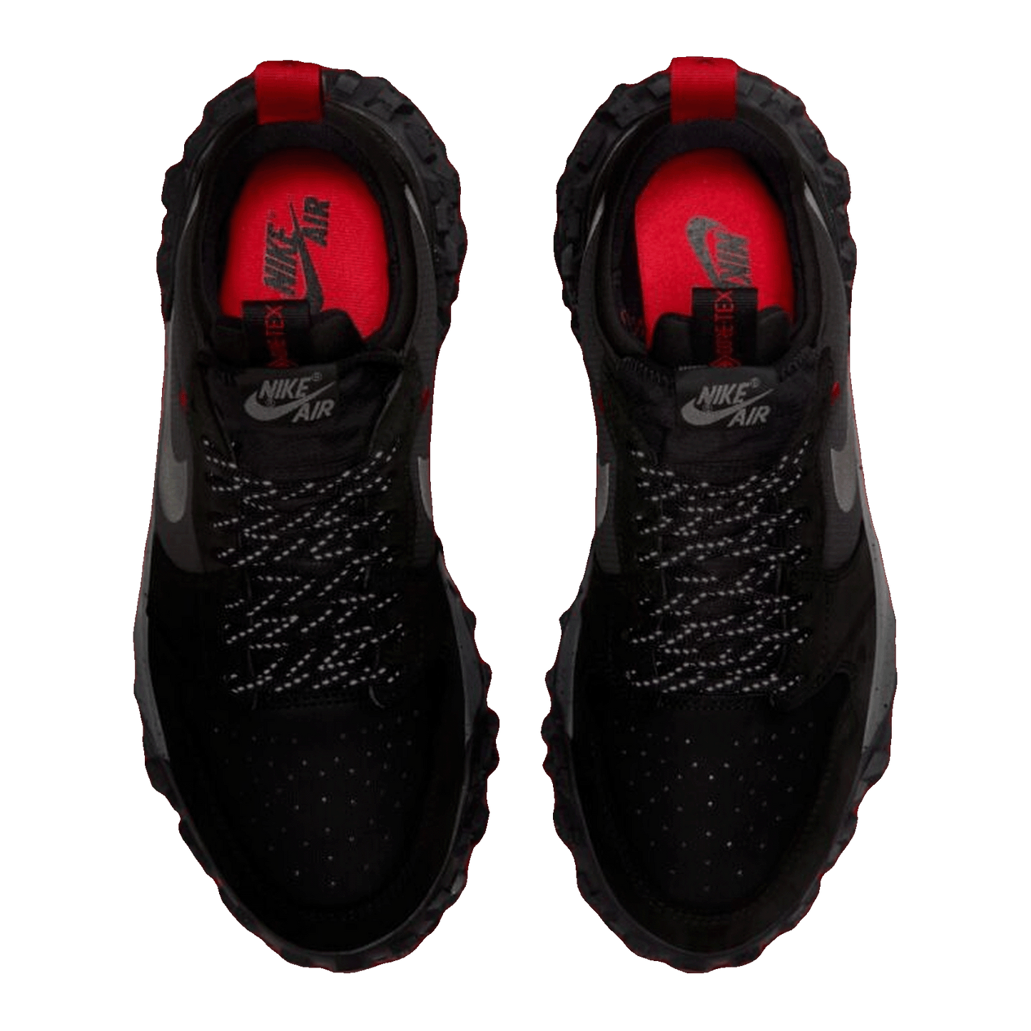 Nike Air Jordan 1 Low Element Gore-Tex Black Challenge Red Oben