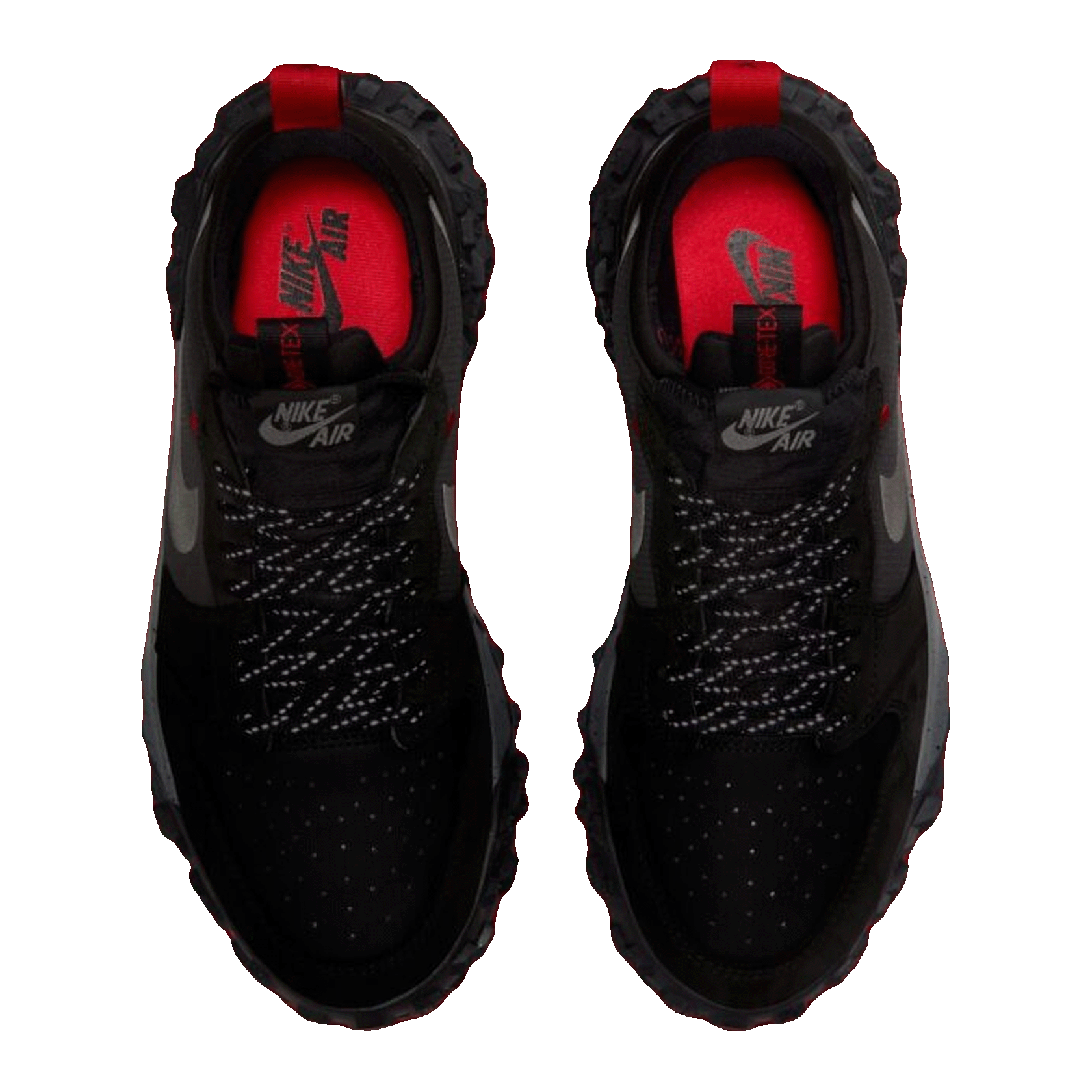 Nike Air Jordan 1 Low Element Gore-Tex Black Challenge Red Oben