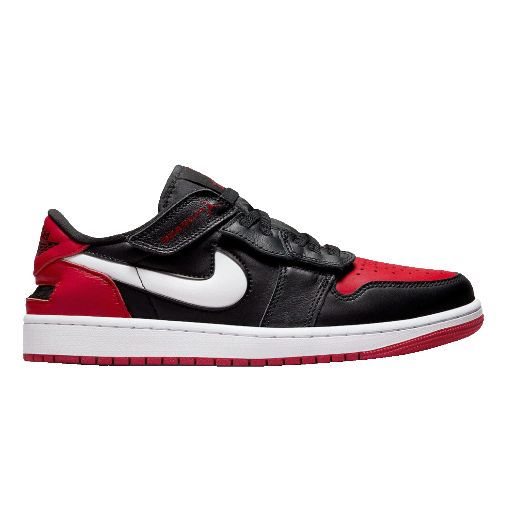 Nike Air Jordan 1 Low FlyEase Black White Gym Red