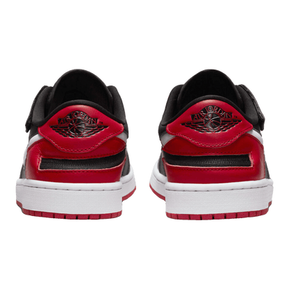 Nike Air Jordan 1 Low FlyEase Black White Gym Red Back