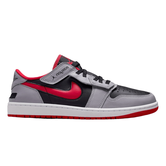 Nike Air Jordan 1 Low Flyease Fire Red Cement Grey