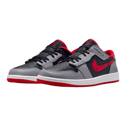 Nike Air Jordan 1 Low Flyease Fire Red Cement Grey Side