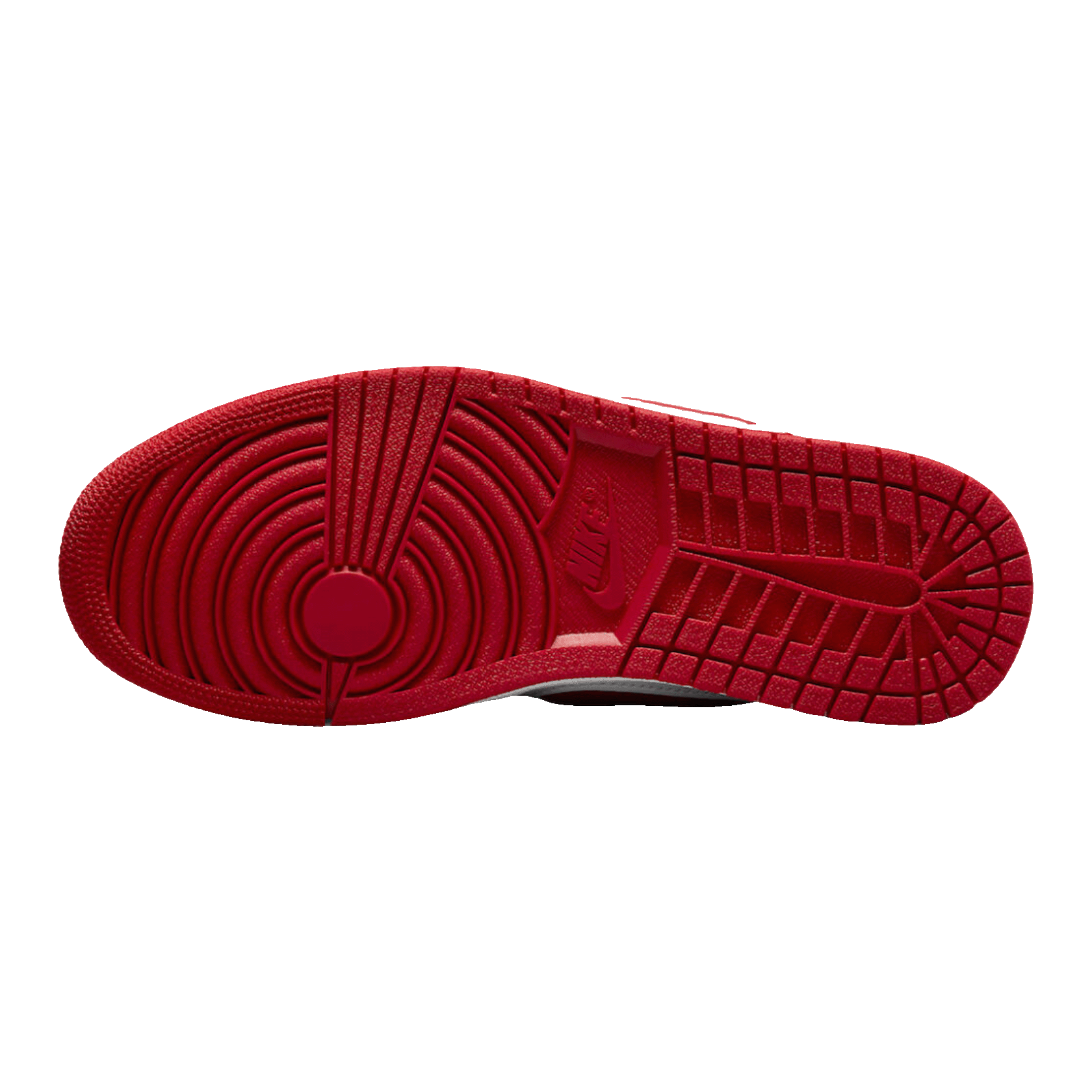 Nike Air Jordan 1 Low FlyEase Gym Red Sohle