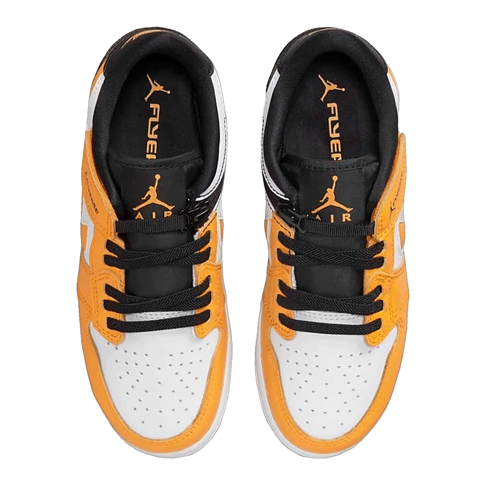 Nike Air Jordan 1 Low FlyEase Taxi White (GS) Oben DN4639-107