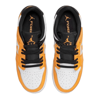 Nike Air Jordan 1 Low FlyEase Taxi White (GS) Oben DN4639-107