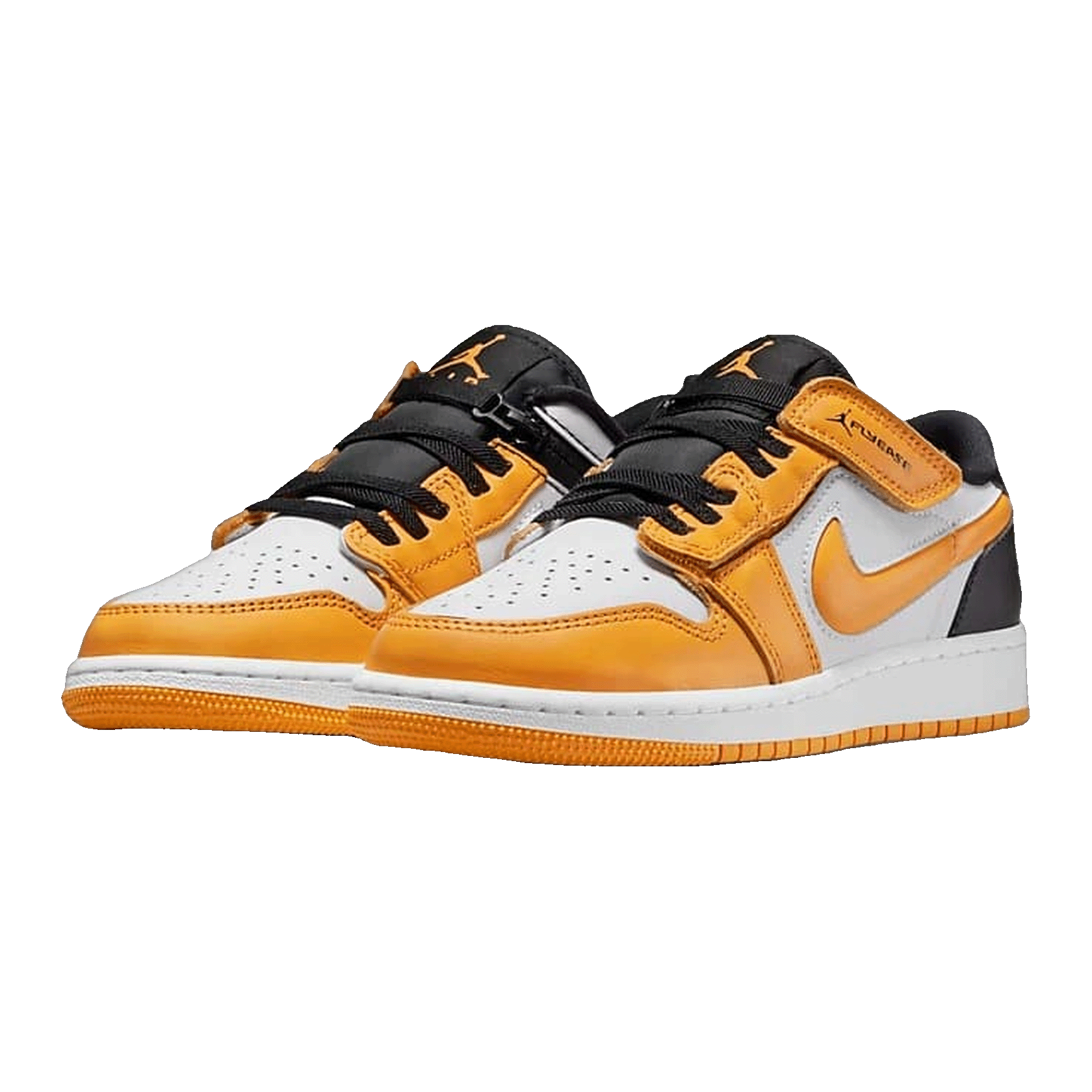 Nike Air Jordan 1 Low FlyEase Taxi White (GS) Side DN4639-107