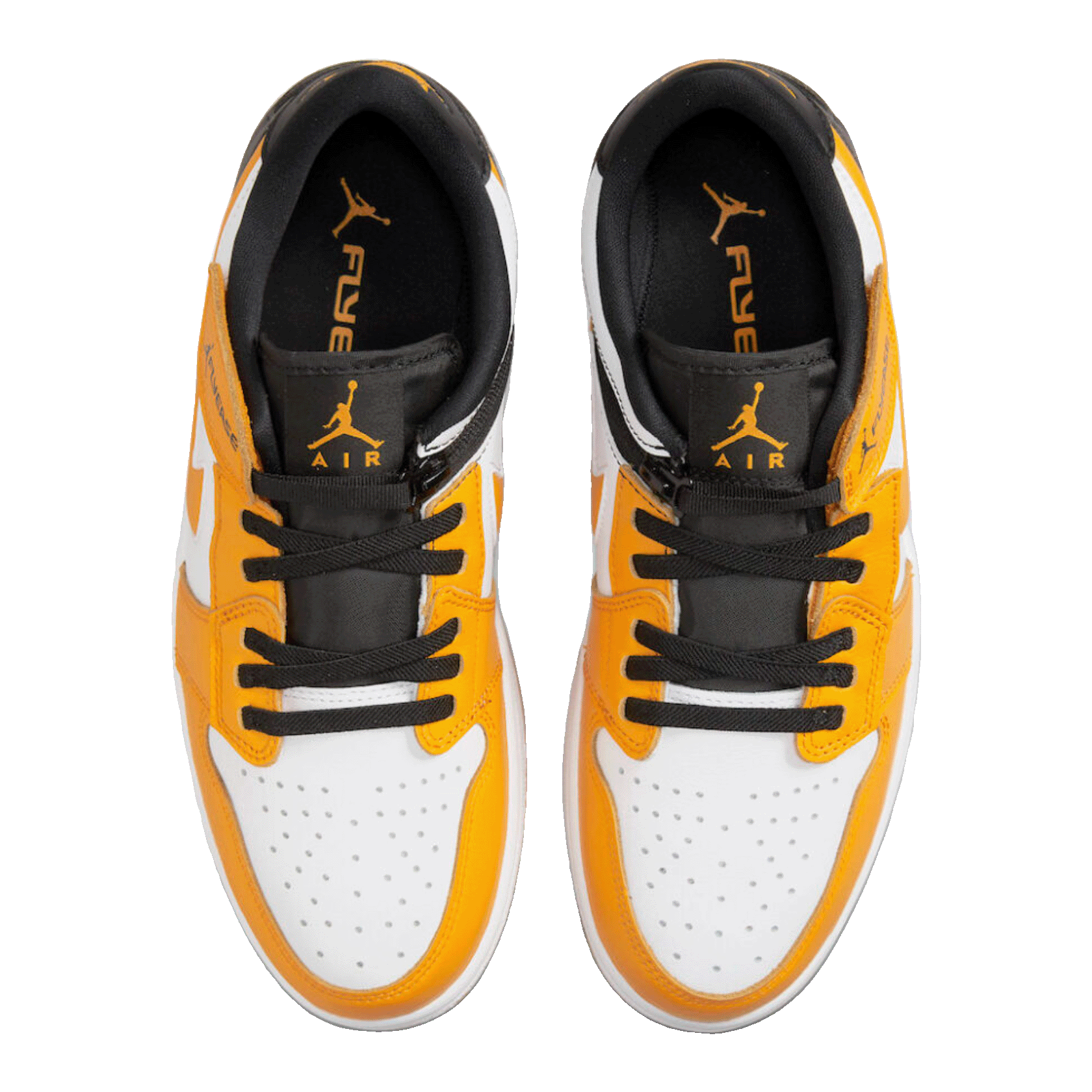 Nike Air Jordan 1 Low FlyEase University Gold Oben