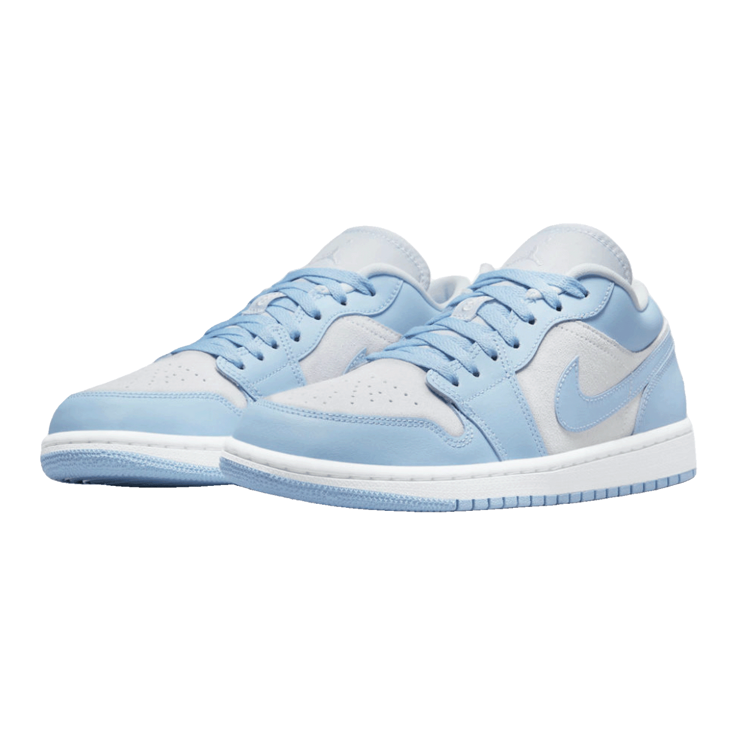 Nike Air Jordan 1 Low Football Grey Aluminum (W) Side