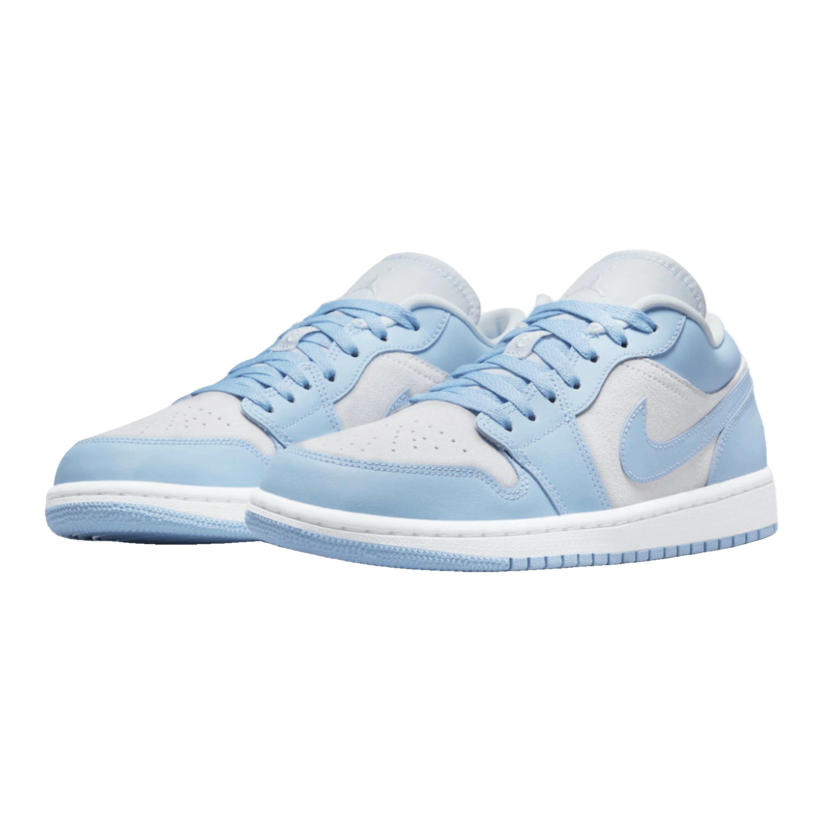 Nike Air Jordan 1 Low Football Grey Aluminum (W) Side