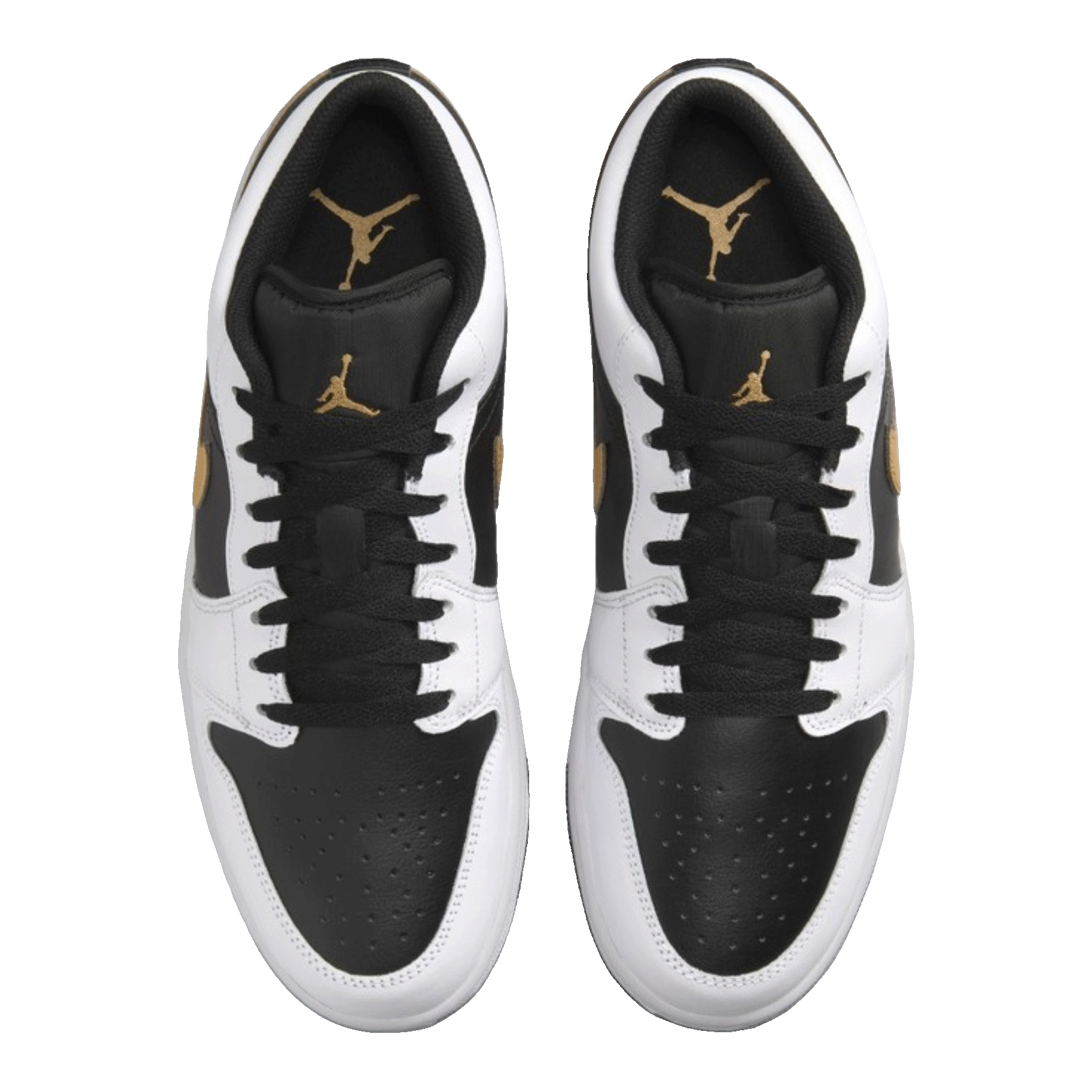 Nike Air Jordan 1 Low Gold Swoosh (GS) Oben