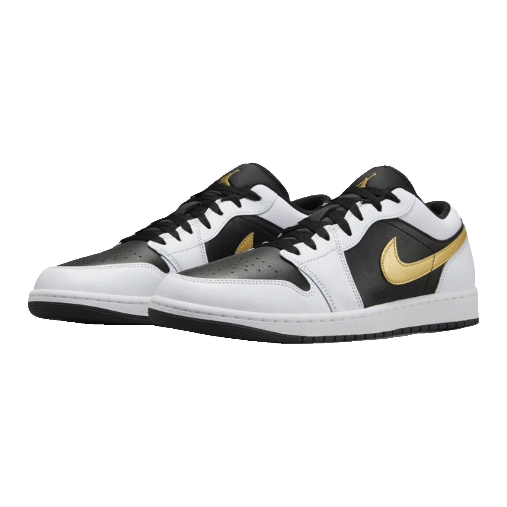 Nike Air Jordan 1 Low Gold Swoosh (GS) Side