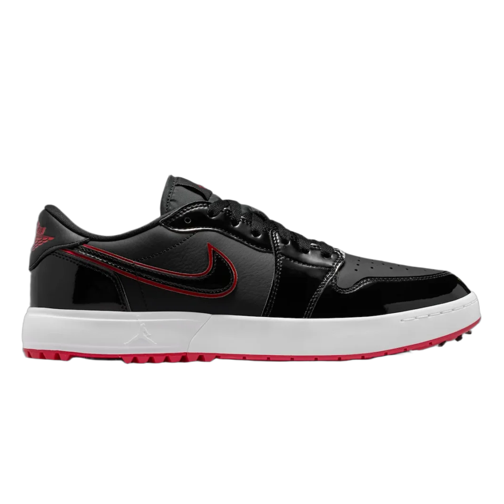 Nike Air Jordan 1 Low Golf Bred Black Patent IQ3417-002