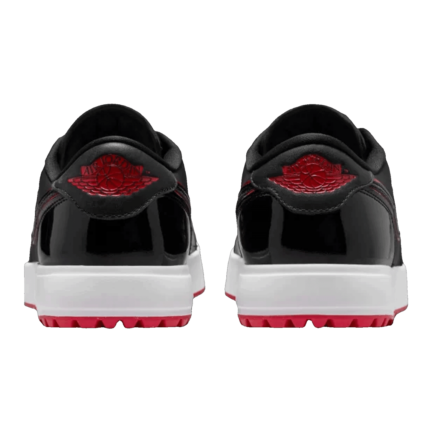 Nike Air Jordan 1 Low Golf Bred Black Patent Back IQ3417-002