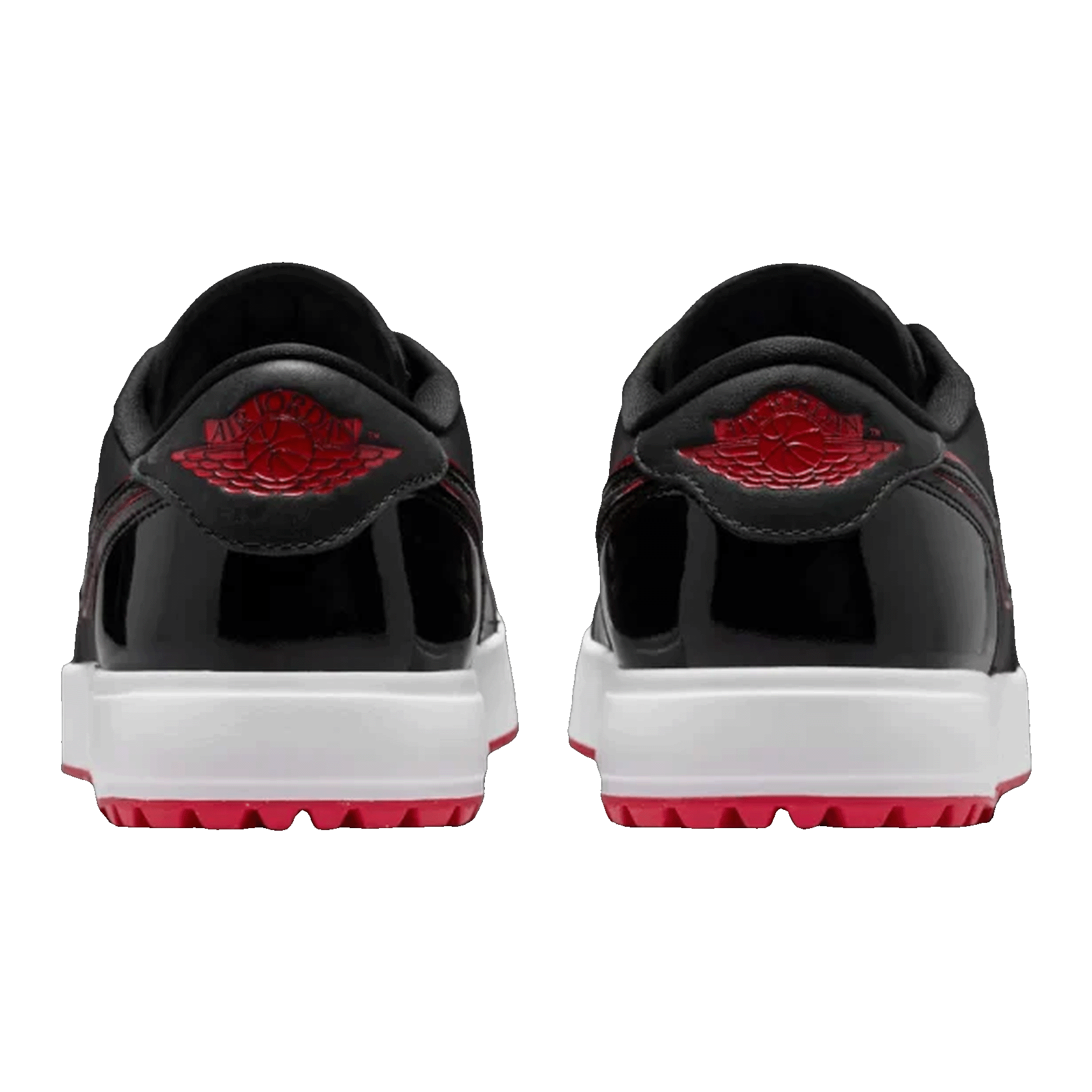 Nike Air Jordan 1 Low Golf Bred Black Patent Back IQ3417-002