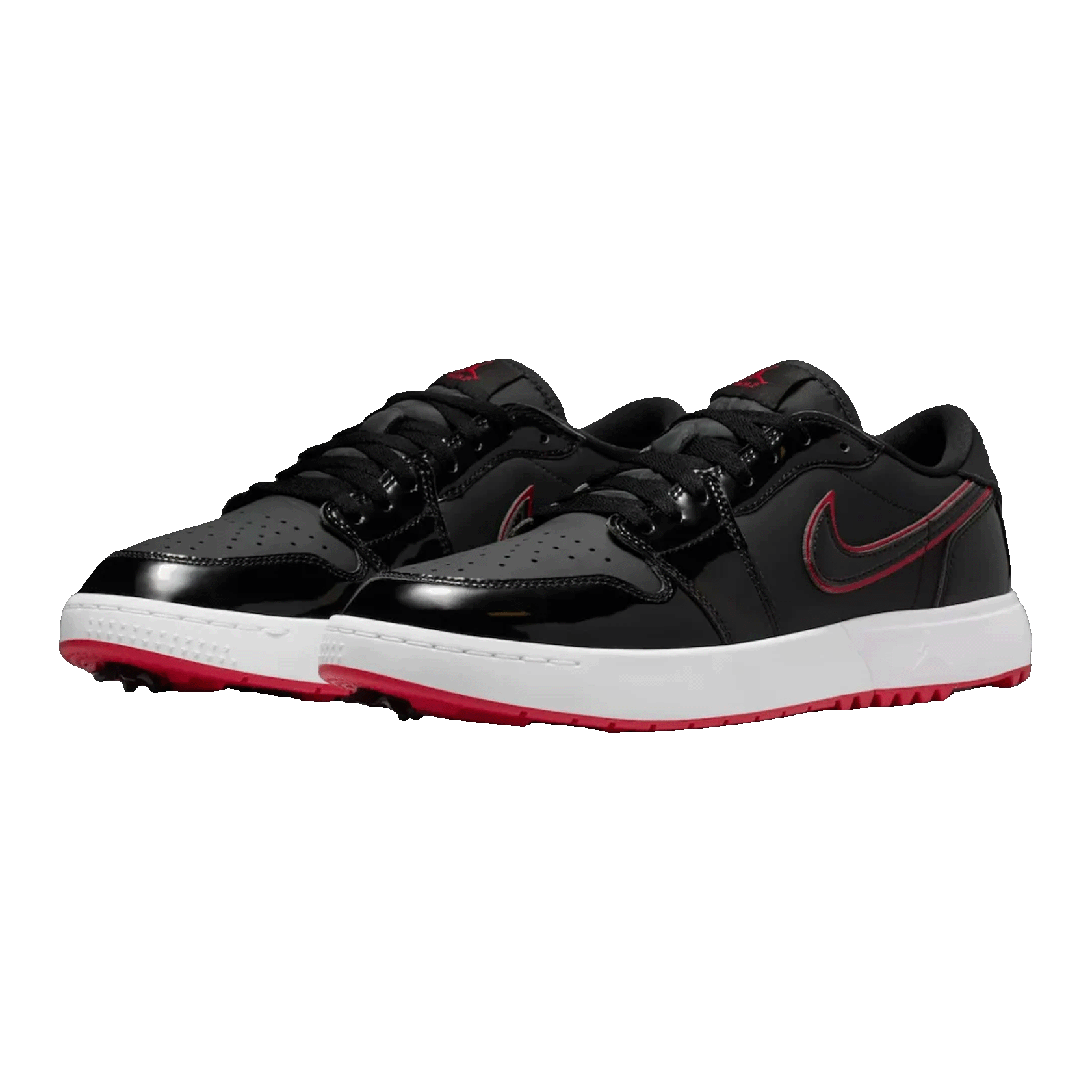 Nike Air Jordan 1 Low Golf Bred Black Patent Side IQ3417-002