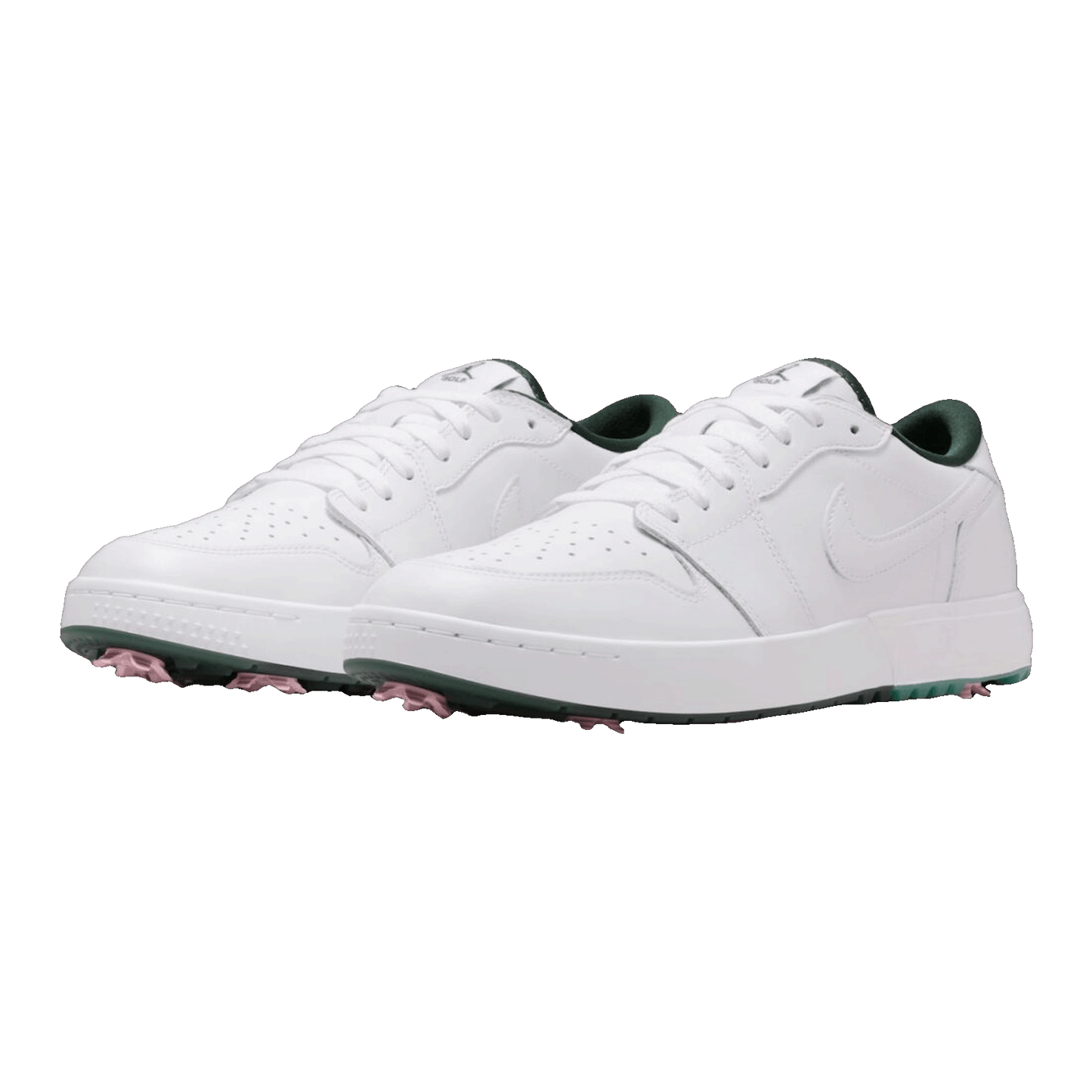 Nike Air Jordan 1 Low Golf Spiked White Fir Elemental Pink Side IQ3417-100
