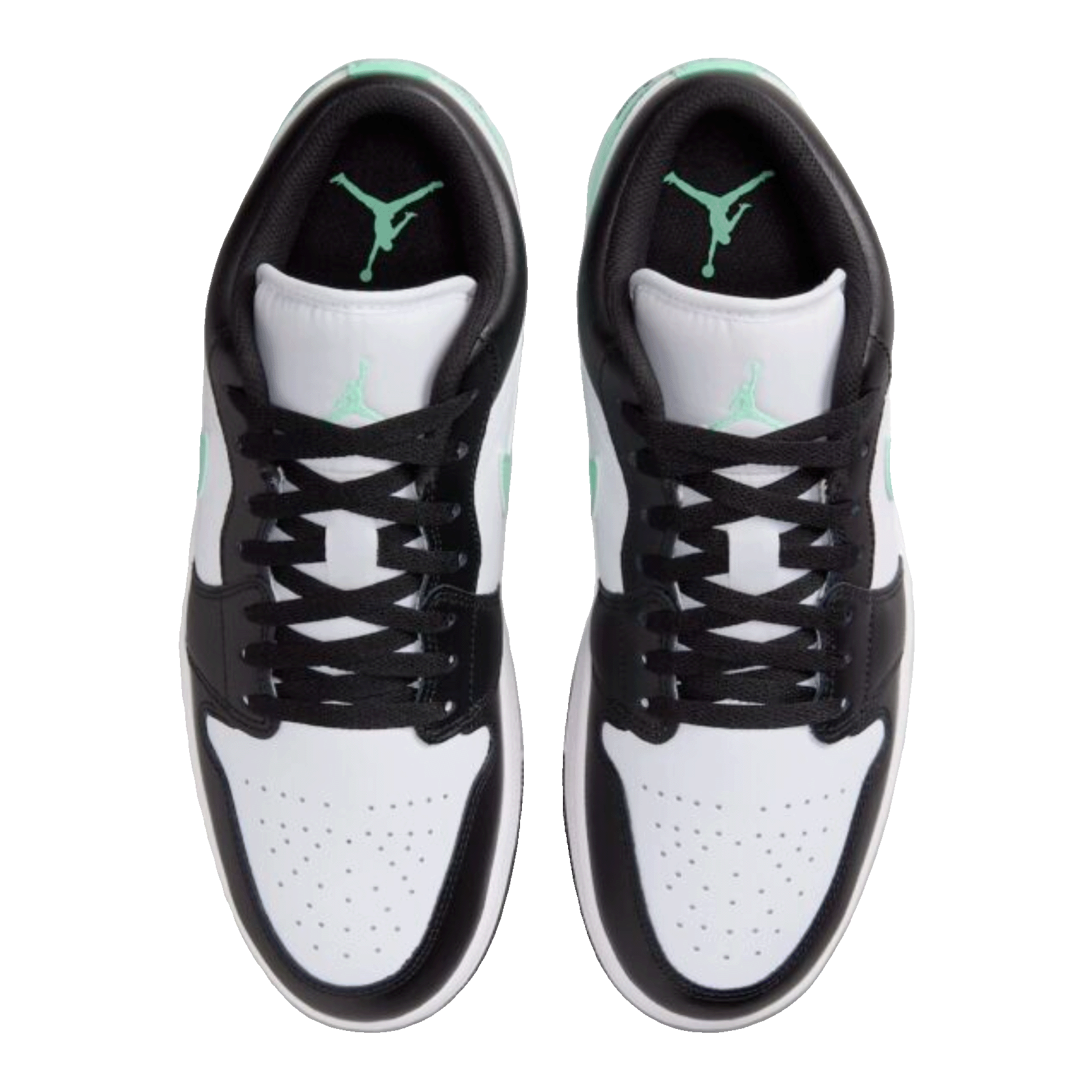 Nike Air Jordan 1 Low Green Glow Oben
