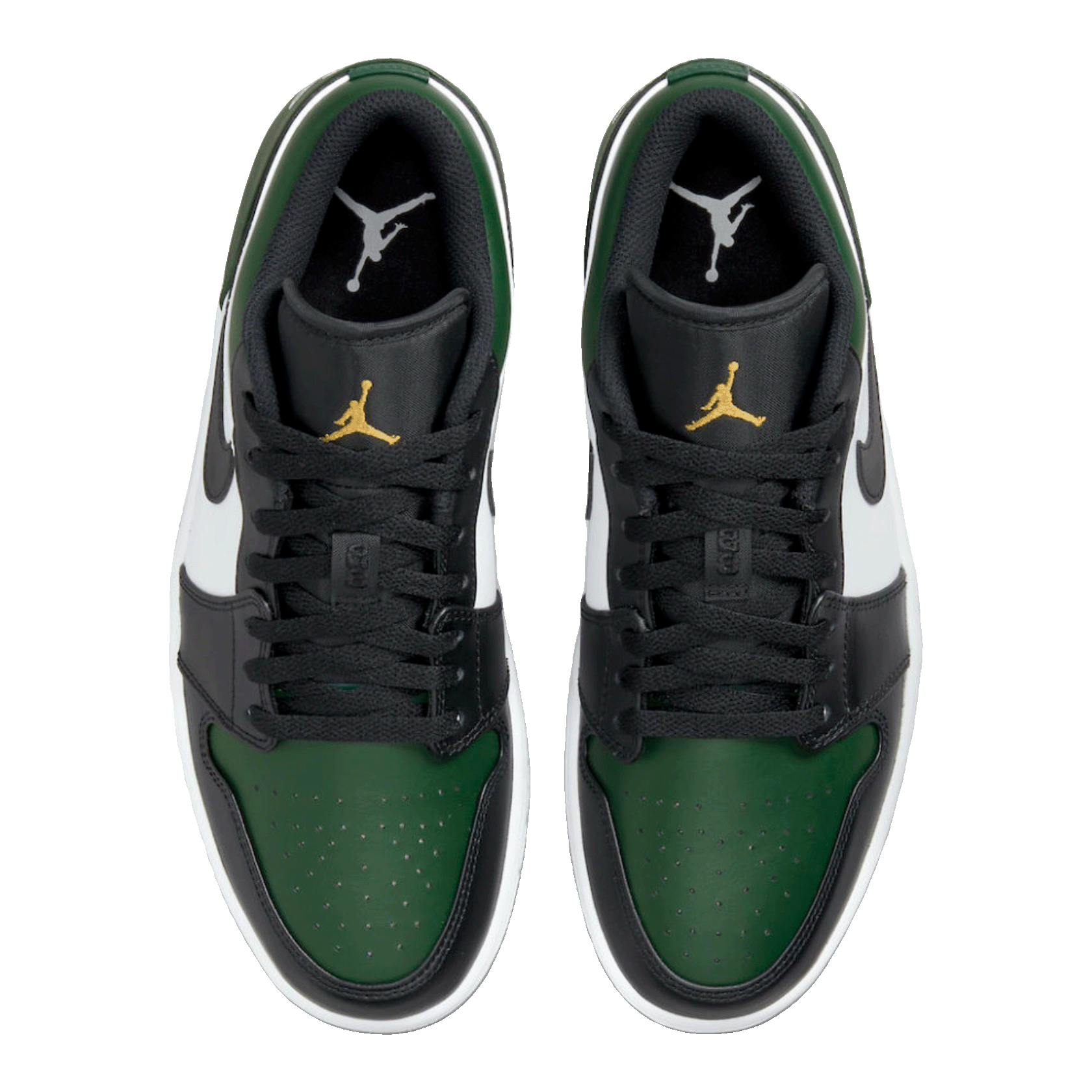 Nike Air Jordan 1 Low Green Toe Oben