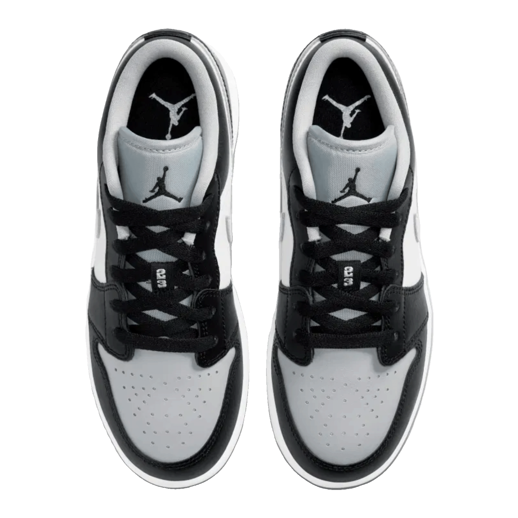 Nike Air Jordan 1 Low Grey Toe (GS) Oben