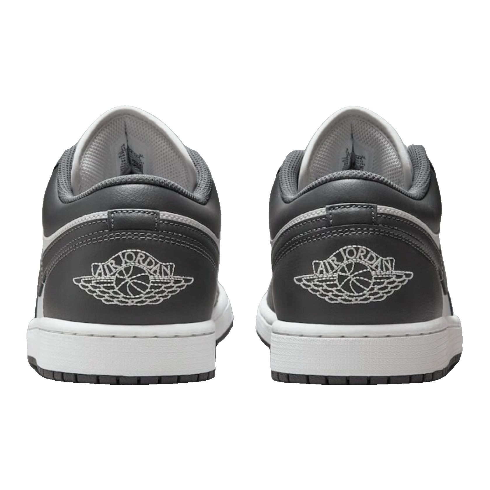 Nike Air Jordan 1 Low Grey White (GS) Back