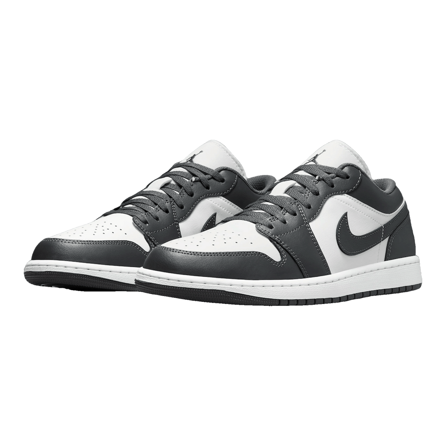 Nike Air Jordan 1 Low Grey White (GS) Side