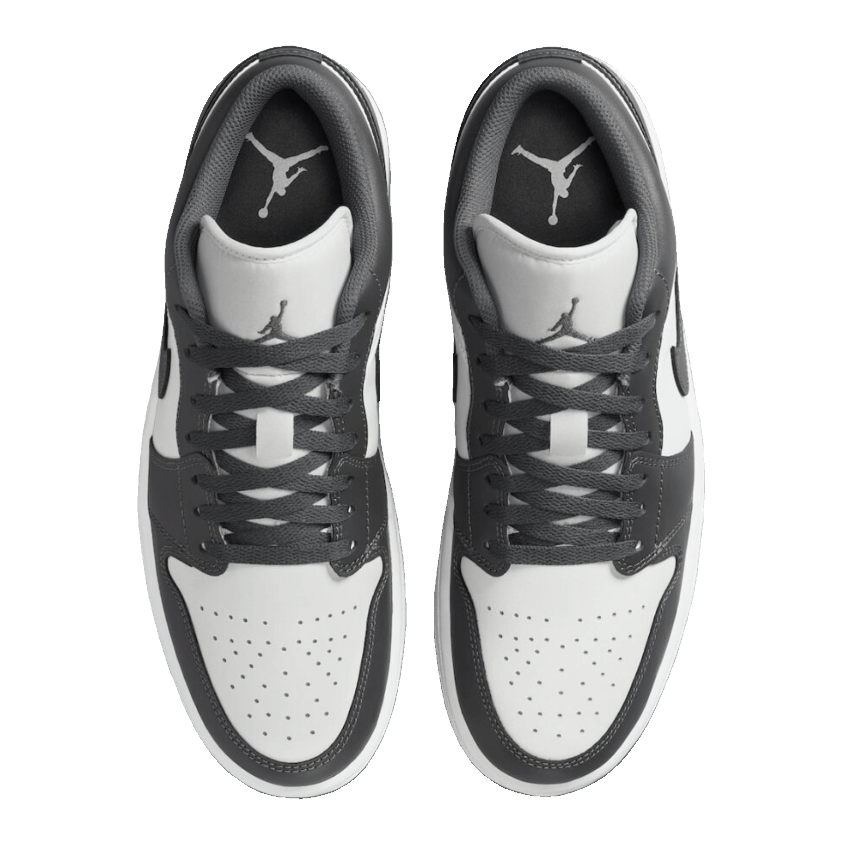 Nike Air Jordan 1 Low Grey White Oben