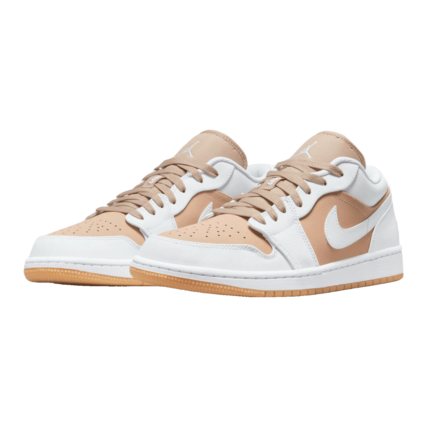 Nike Air Jordan 1 Low Gum White Side