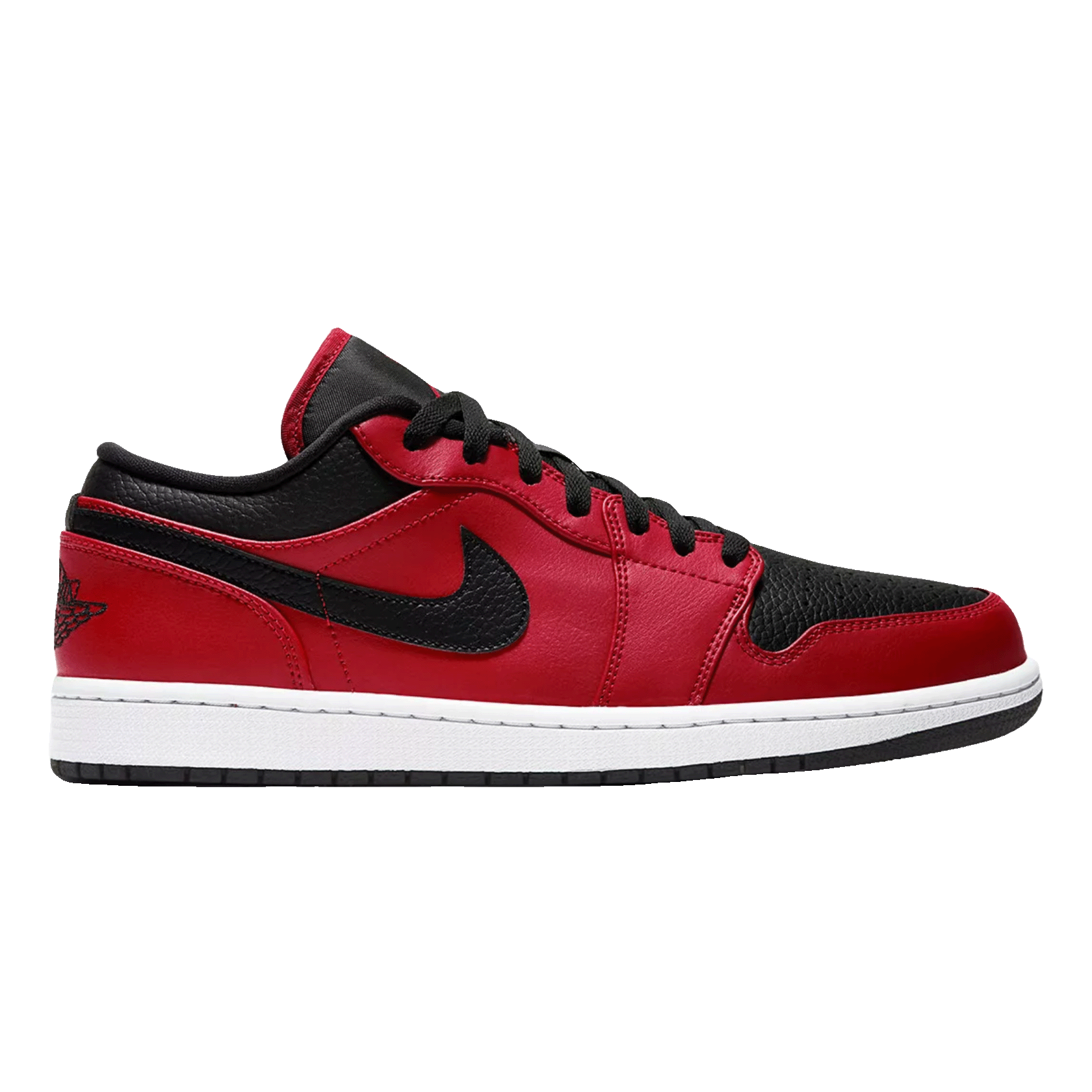 Nike Air Jordan 1 Low Gym Red Black Pebbled (GS)