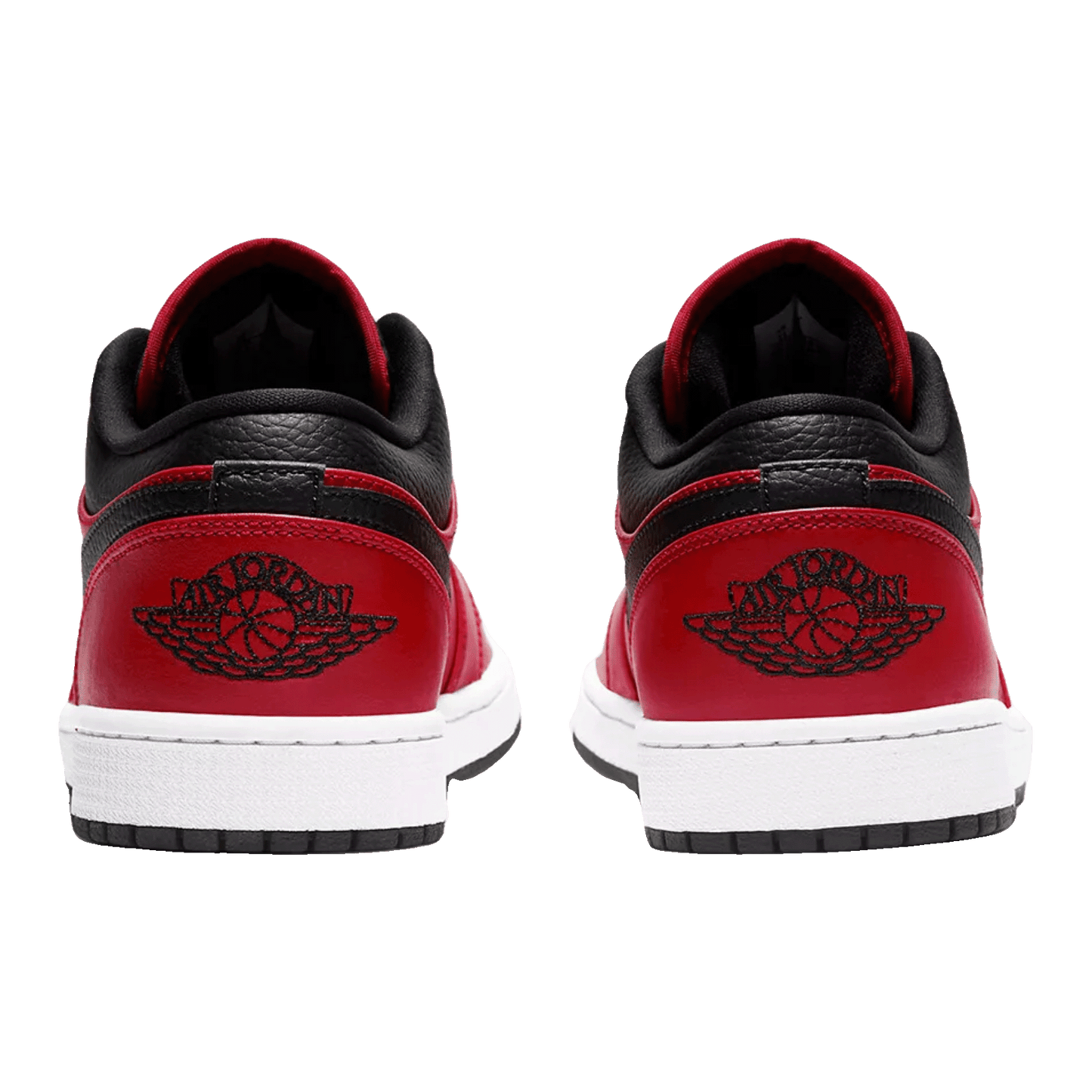 Nike Air Jordan 1 Low Gym Red Black Pebbled (GS) Back