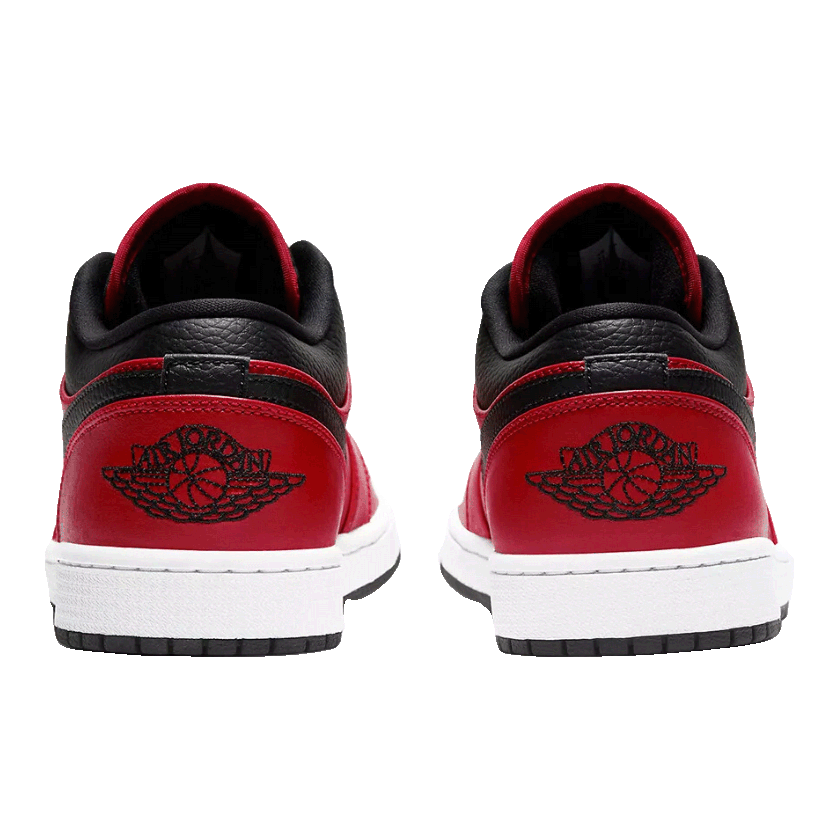 Nike Air Jordan 1 Low Gym Red Black Pebbled (GS) Back