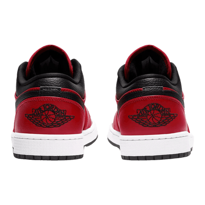 Nike Air Jordan 1 Low Gym Red Black Pebbled (GS) Back