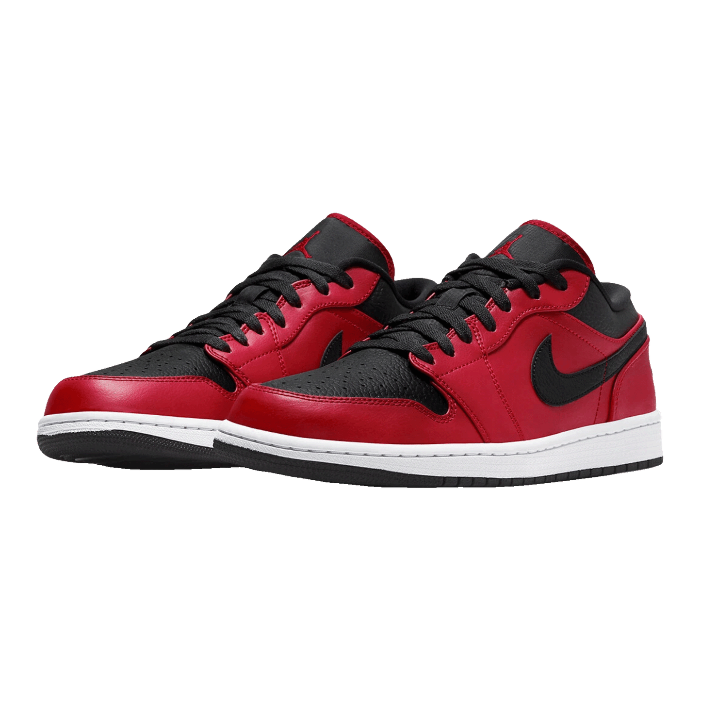 Nike Air Jordan 1 Low Gym Red Black Pebbled (GS) Side