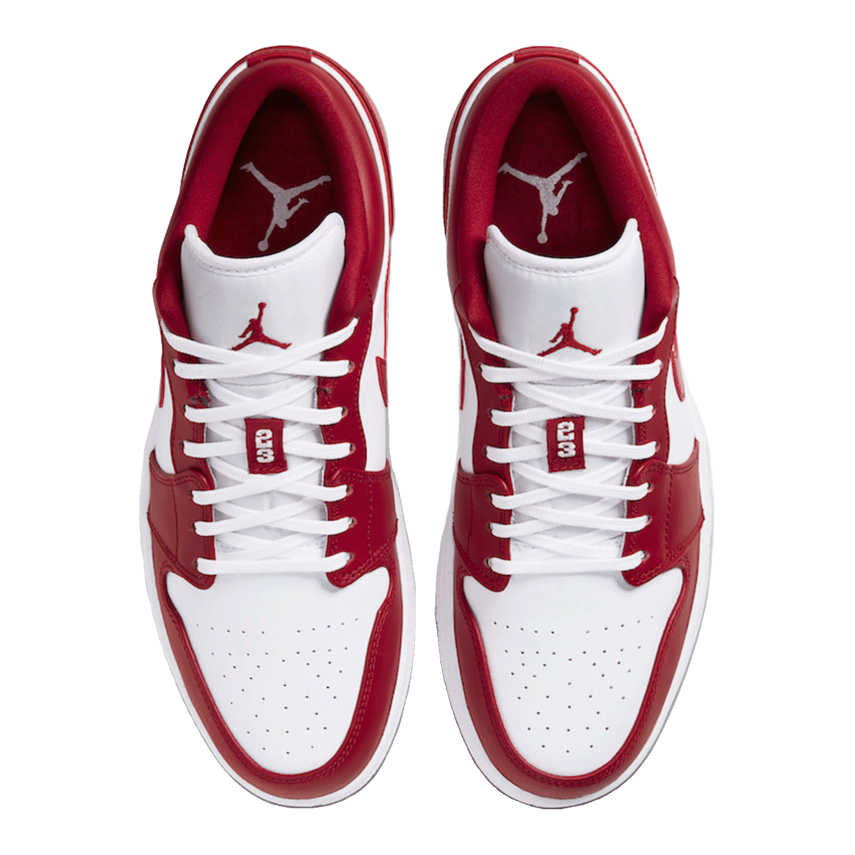 Nike Air Jordan 1 Low Gym Red White (GS) Oben