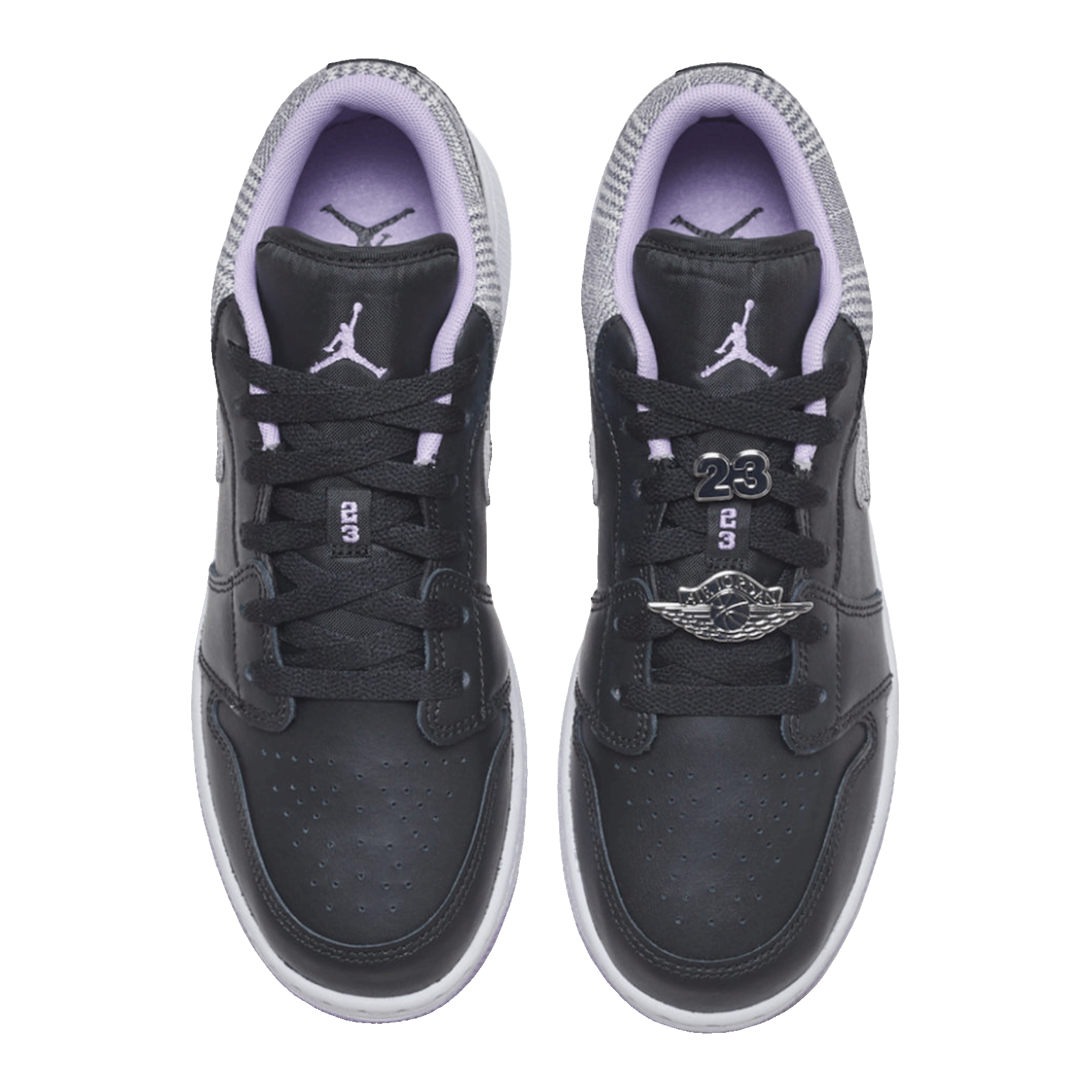 Nike Air Jordan 1 Low Houndstooth (GS) Oben
