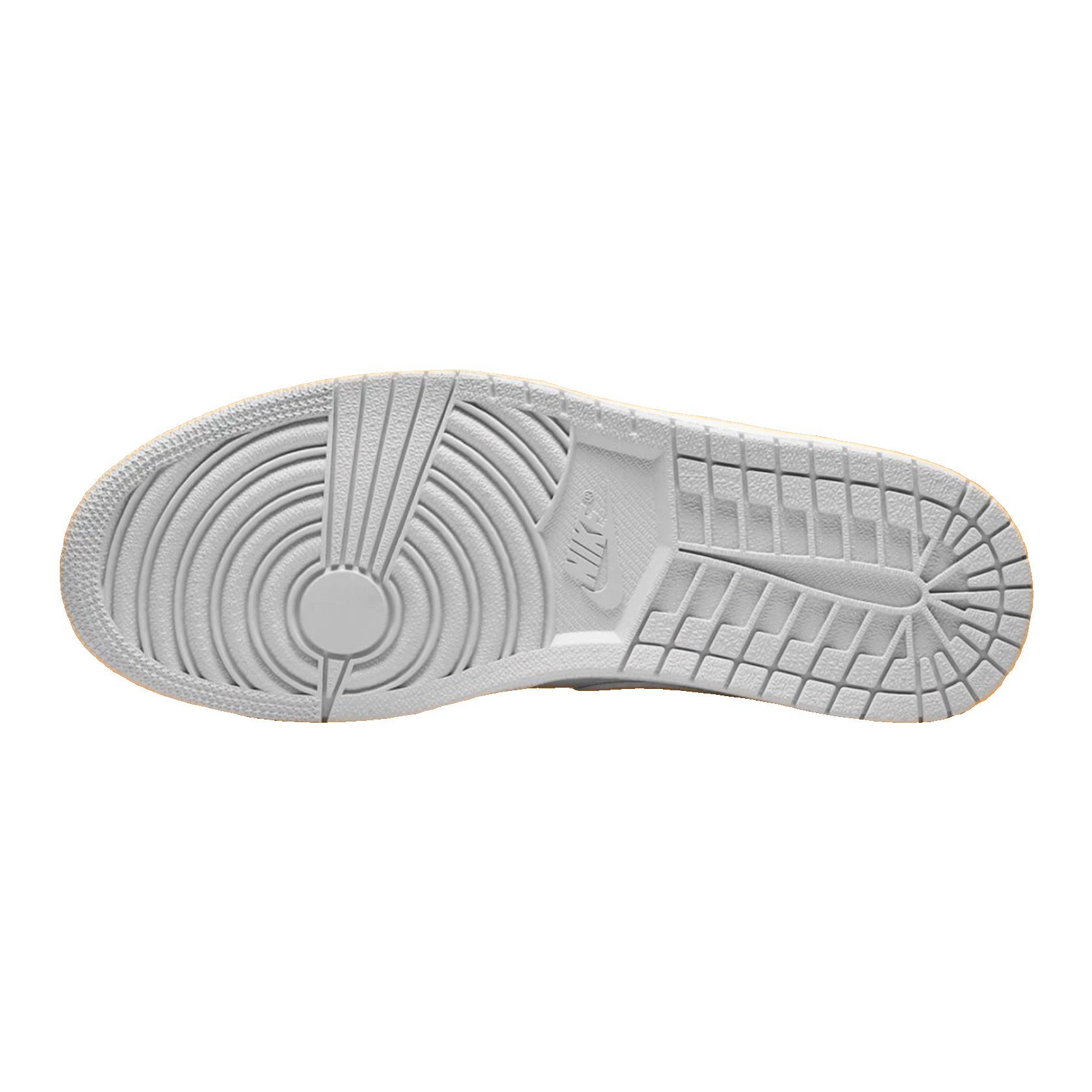 Nike Air Jordan 1 Low Inside Out Cream White Light Grey (GS) Sohle